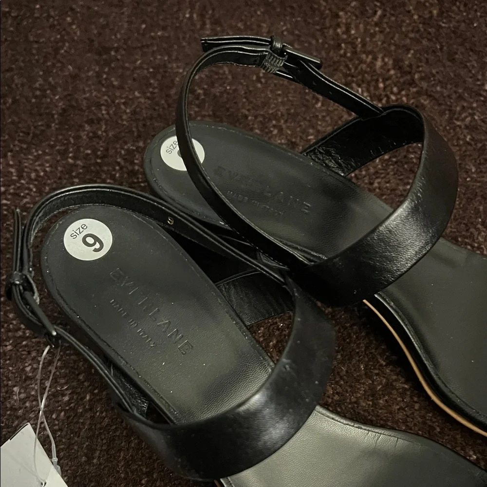 Everlane Leather Black Women's Sandals - Picture 3 of 3